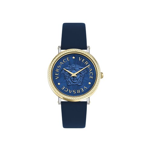 Versace V Dollar Leather Watch - VEQX00322