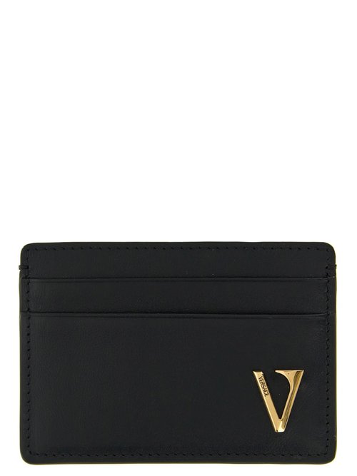Versace v Logo Card Holder - DPN2467-A1667_1B00V