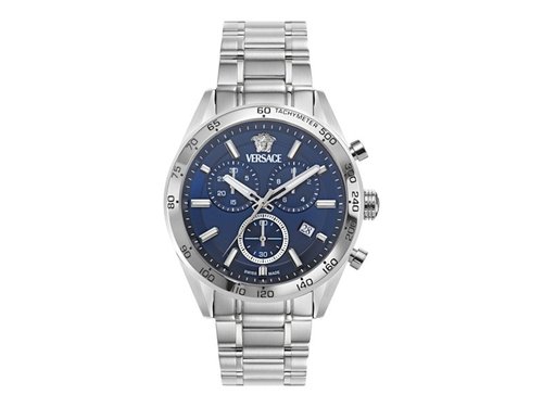 Versace VCode Chrono Bracelet VE0CA0124 Watch - Stainless Steel