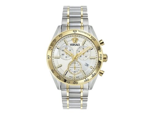 Versace VCode Chrono Bracelet VE0CA0224 Watch - Stainless Steel
