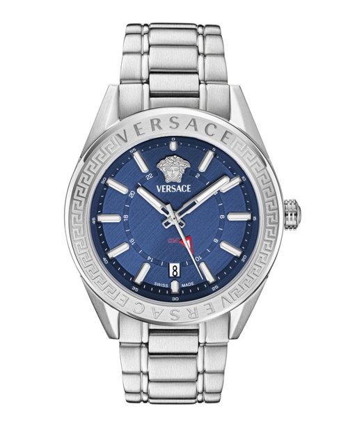 Versace VCode GMT Bracelet VEAFA0424 Watch - Stainless Steel