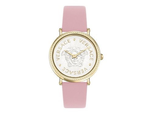 Versace VDollar Leather VEQX00522 Watch - Stainless Steel