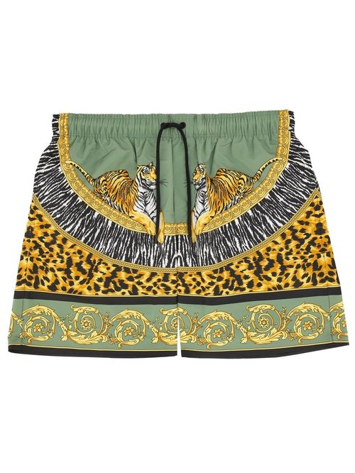 Versace wild Cats Beach Bermuda Shorts - 1018884-1A1594_5G610