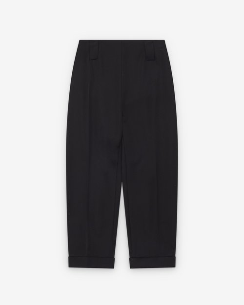 Versace Wool Capri Trousers - Black