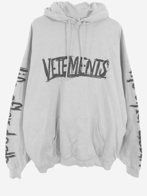 VETEMENTS Cotton Sweatshirt With Logo - UE54HD600WMUSHROOM