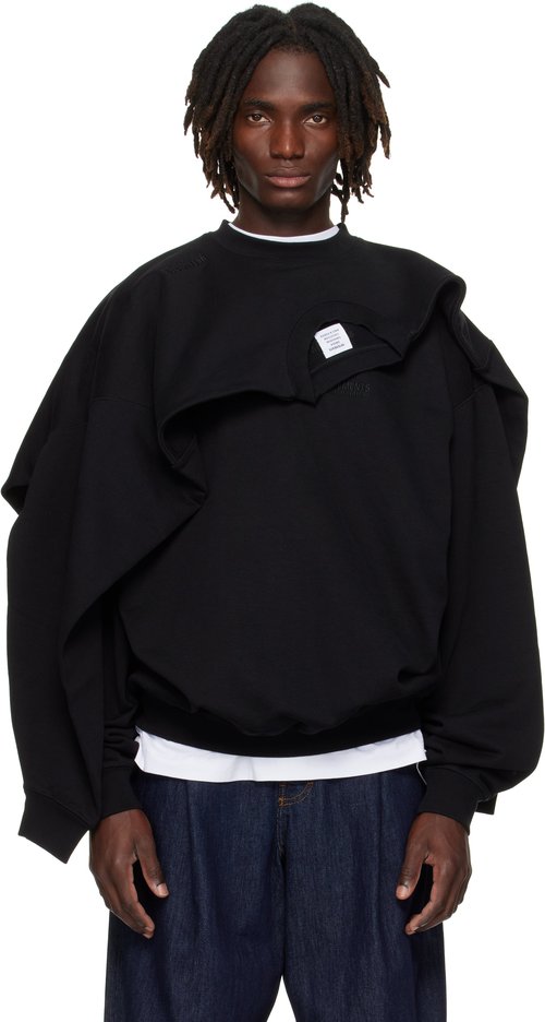 VETEMENTS Double Layered Sweatshirt - Black - UH76CW400B