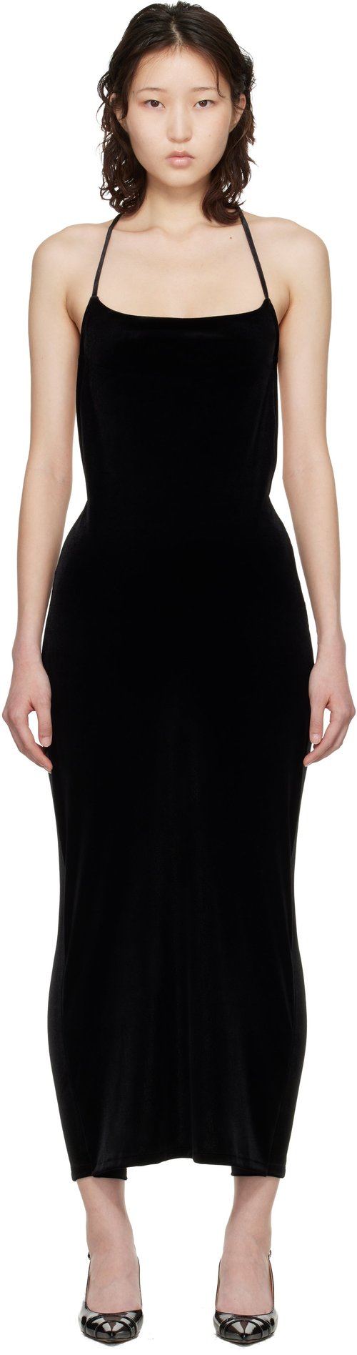 VETEMENTS Pantadress With Installed Leggings - Black - WE76DR429B