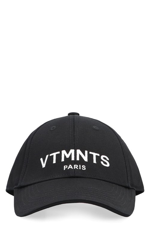 VETEMENTS Logo Baseball Cap - VL20CA300BW_BLACKWHITE