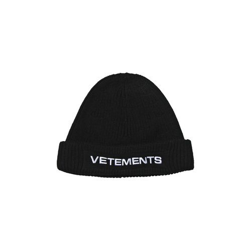 VETEMENTS Logo Beanie | Size L - UE54HA100B