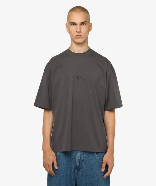 VETEMENTS Metal Logo Regular T-Shirt - Magnet - UH76TR600M