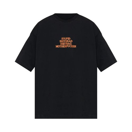 VETEMENTS MF T-Shirt - Black - ME76TR221B