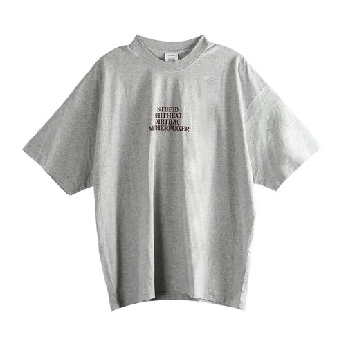 VETEMENTS MF T-Shirt - Grey Melange - ME76TR219G