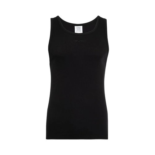 VETEMENTS Oval Logo Tank Top - Black - MH76TT120B