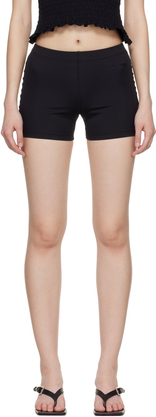 VETEMENTS Push-Up Yoga Shorts - Black - WE76CS463B