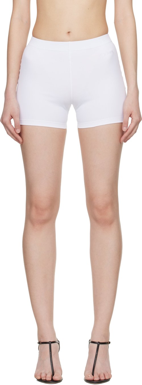 VETEMENTS Push-Up Yoga Shorts - White - WE76CS457W