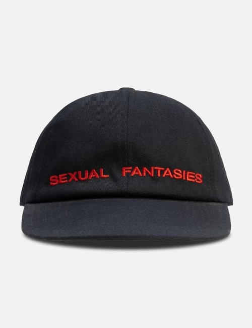 VETEMENTS Sexual Fantasies Cap - Black