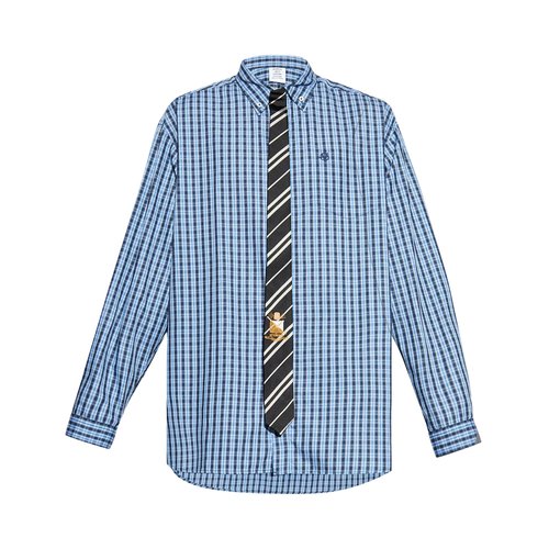 VETEMENTS Tie Shirt Check - UH76SH280CNBLUE