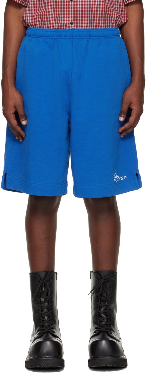 VETEMENTS Alaska Tourist Shorts - Blue - ME76SS257A