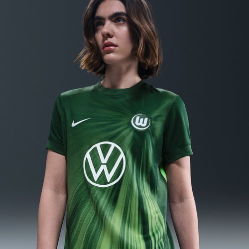 VfL Wolfsburg 2025/26 Stadium Home Nike Replika Kurzarm-Fußballtrikot mit Dri-FIT-Technologie - HQ0932-341