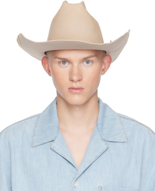 visvim Beige Vin Cowboy Hat - Ivory - 0124103003021