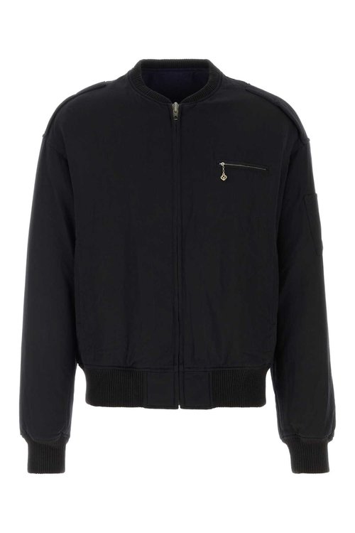 visvim Black Wool Blend Gunner Down Jacket - 0125205013023 BLACK