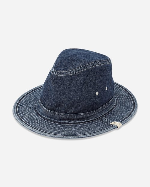 visvim Buckley Cap DMGD Indigo - 0125303003007 1