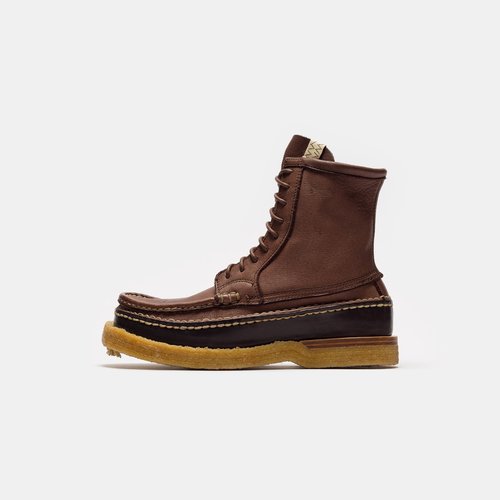 visvim Cheekag-Folk Boot - Dark Brown - 0123202002004-DBR