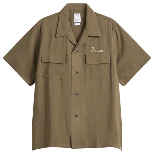 visvim Judd Short Sleeve Shirt - Brown - 0126105011007-BRW-BROWN