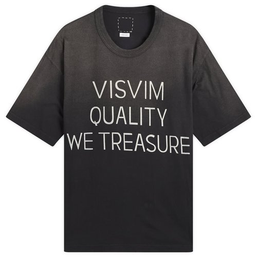 visvim Jumbo T-Shirt DMGD - Black - 0125205010016-BLK