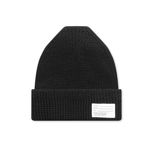 visvim Knit Beanie - Black - 126103003008-BLK