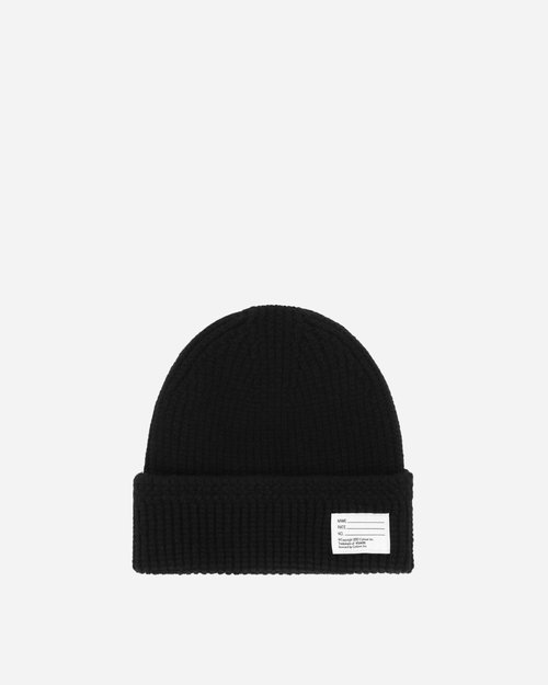 visvim Knit Beanie/WS Black - W/Ws - 0123203003013 1