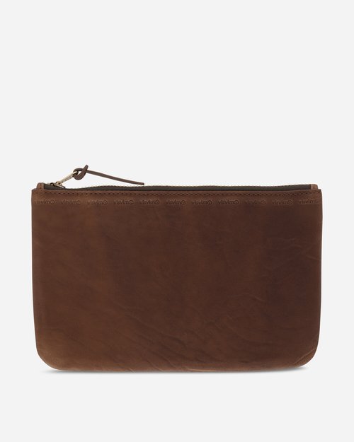 visvim Leather Travel Pouch Brown - 0125203003027 1