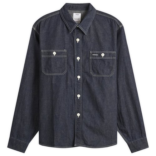 visvim Mud Wash Denim Shirt - Indigo - 0126105007002-IND-INDIGO