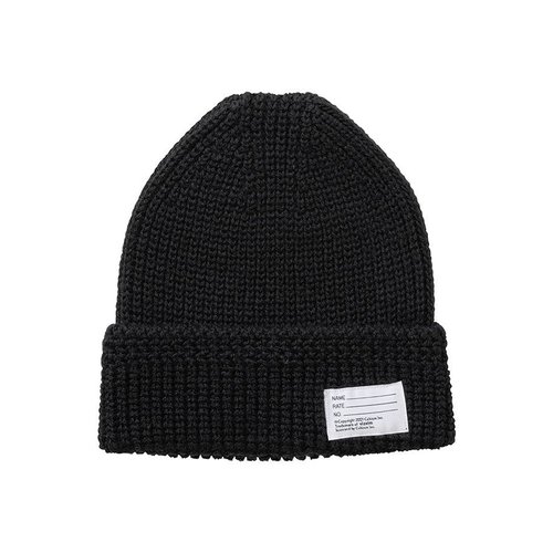 visvim Wool Knit Beanie - 0125203003010-BLACK
