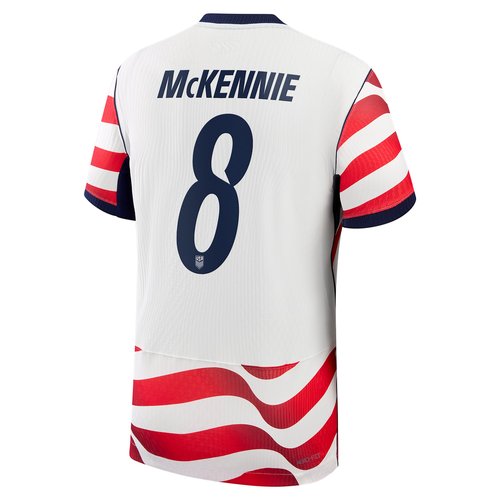 Weston McKennie USMNT 2026 Match Home Nike Dri-FIT ADV Soccer Jersey - White - NN203943399-USM