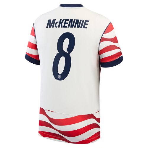 Weston McKennie USMNT 2026 Stadium Home Nike Dri-FIT Soccer Jersey - White - NN203943400-USM