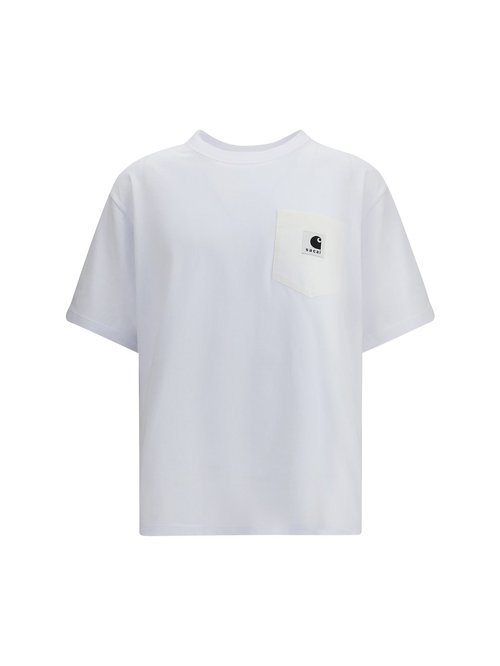 Wip Cotton Jersey T-shirt By Sacai X Carhartt - 2500995S
