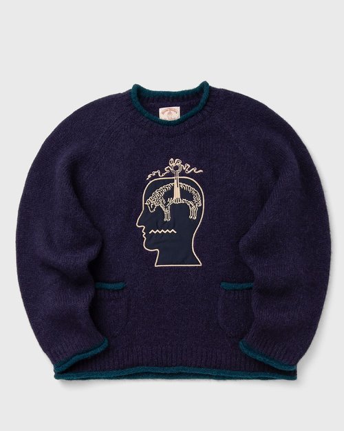 X Brooks BROTHERS Rolled Neck Sweater - F25T15O04614-NAVY