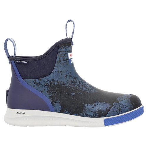 Xtratuf Sport Ankle Deck Tie-Dye Round Toe Pull On Boots - Blue - XA.SM202