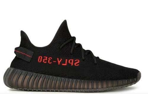 adidas YEEZY Boost 350 V2 - Core Black/Core Black/Red - CP9652