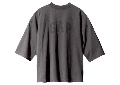 YEEZY Gap Dove 3/4 Sleeve Tee Shirt - Dark Grey - YZ1286012-000