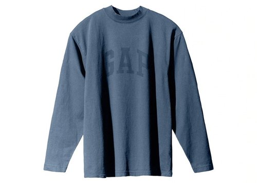 YEEZY Gap Dove Longsleeve Tee Shirt - Dark Blue - YZ1305002-000