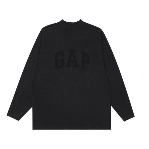 Yeezy Gap Engineered By Balenciaga Dove Long Sleeve T-Shirt - Black - 473005-00