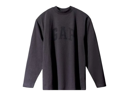 Yeezy Gap Engineered by Balenciaga Dove Long Sleeve Tee Shirt - Dark Grey - 4713050220004
