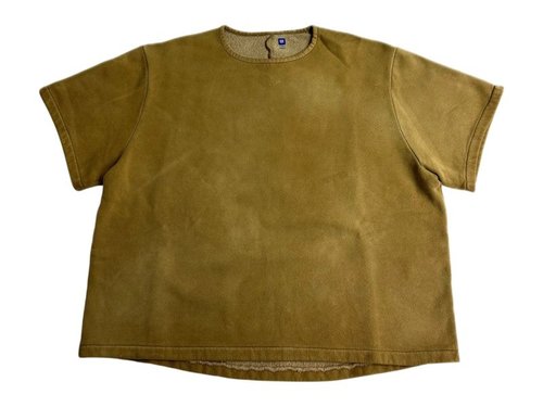 Yeezy Gap Engineered By Balenciaga Fleece Yoke Tee Shirt - Bronze - 500078235095