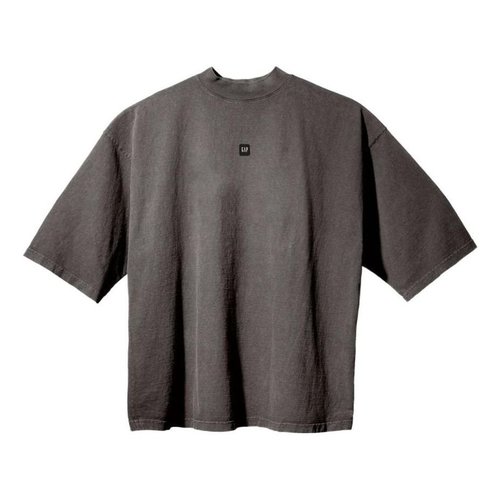 YEEZY Gap Engineered by Balenciaga Logo 3/4 Sleeve T-shirt - Grey - YEEZY-SS22-010