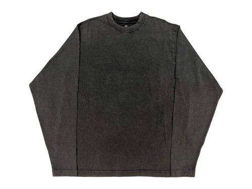 Yeezy Gap Engineered By Balenciaga Long Sleeve T-Shirt - Poetic Black - 6269930020003