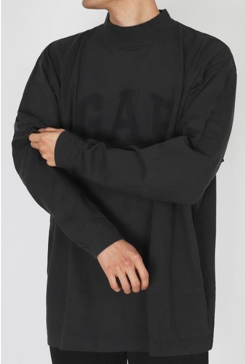 Yeezy Gap Engineered by Balenciaga SS22 Dove Long Sleeve Tee - Black - 471305-02