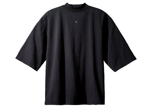 YEEZY Gap Logo 3/4 Sleeve Tee Shirt - Black - YZ1310042-000