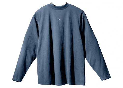 YEEZY Gap Logo Longsleeve Tee Shirt - Dark Blue - YZ1453032-000